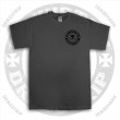 Dragstrip Clothing Go Kustom Charcoal Back print T`shirt